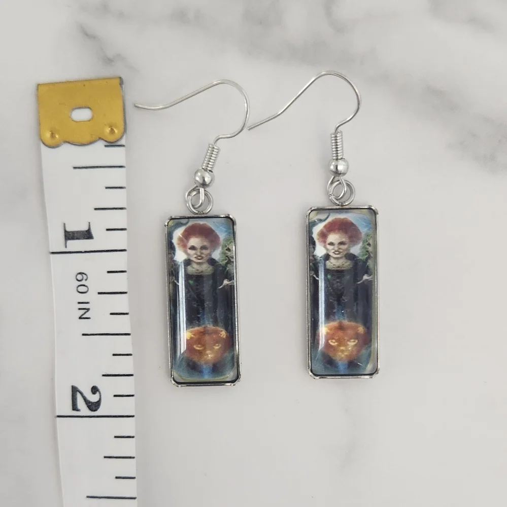 ​Halloween Hocus Pocus Mary Sanderson Pumpkin Earrings